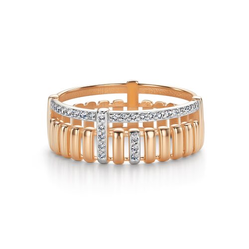 Кольцо с бриллиантами из золота 585 пробы