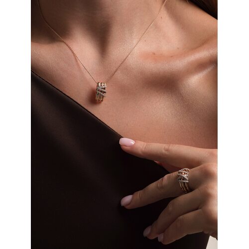 Кольцо с бриллиантами из золота 585 пробы арт. 16726-100