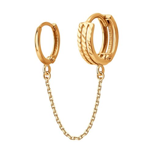 Серьга из золота 585 пробы