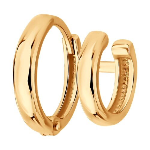 Серьга из золота 585 пробы