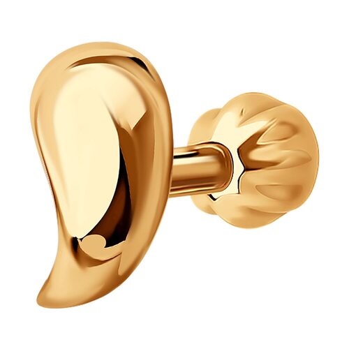 Серьга из золота 585 пробы