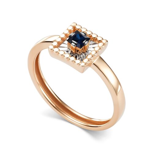 Кольцо с сапфиром из золота 585 пробы