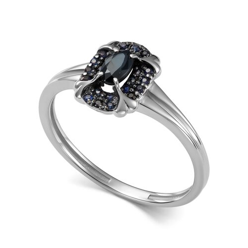 Кольцо с сапфирами из золота 585 пробы