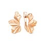 Серьги из серебра 925 пробы с позолотой