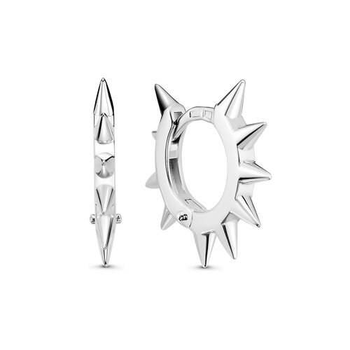 Серьги "Шипы" из серебра 925 пробы