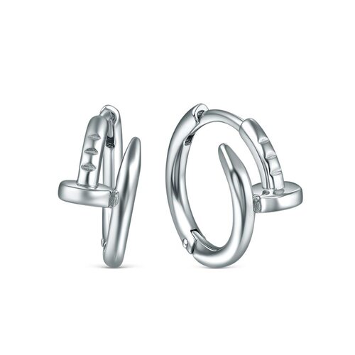 Серьги "Гвозди" из серебра 925 пробы
