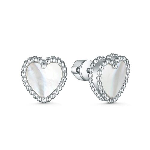 Серьги с перламутром из серебра 925 пробы