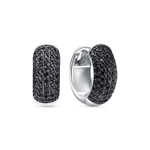 Серьги со шпинелью из серебра 925 пробы