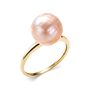 Кольцо с жемчугом из золота 585 пробы арт. 21842YEdg3D10