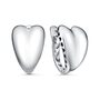 Серьги "Сердечки" из серебра 925 пробы