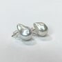 Серьги с барочным жемчугом из золота 585 пробы