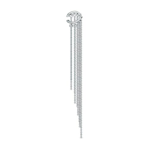 Серьга из серебра 925 пробы