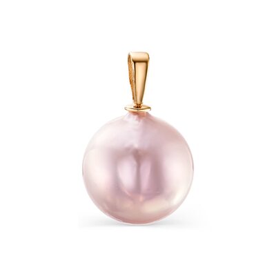 Подвеска с барочным жемчугом из золота 585 пробы