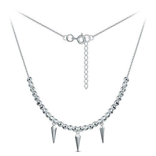 Колье "Шипы" из серебра 925 пробы