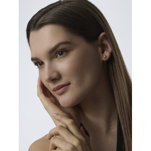 Серьги с бриллиантами из золота 585 пробы