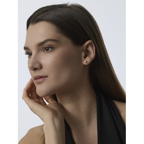 Серьги с бриллиантами из золота 585 пробы