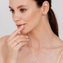 Серьги с бриллиантами из золота 585 пробы арт. 24278-Л00