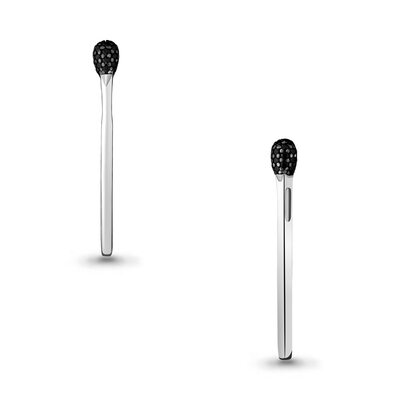 Подвеска "Спичка" с нанокристаллами из серебра 925 пробы