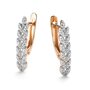 Серьги с бриллиантами из золота 585 пробы арт. 24456-100