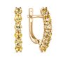 Серьги с сапфирами из золота 585 пробы