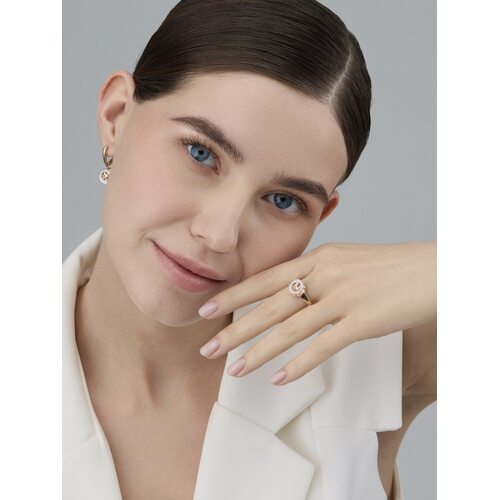 Серьги с бриллиантами из золота 585 пробы