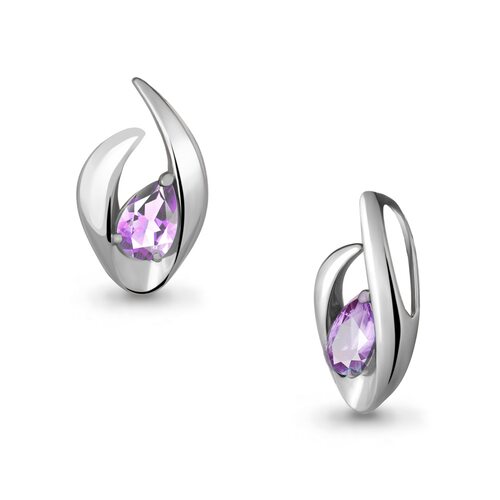 Подвеска с аметистом из серебра 925 пробы арт. 2523104.5