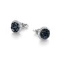 Серьги с бриллиантами и сапфирами из золота 585 пробы арт. 25558-202