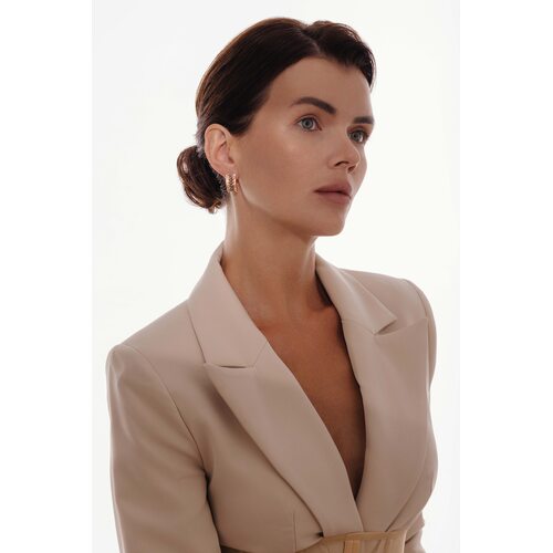 Серьги с бриллиантами из золота 585 пробы