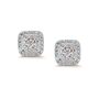 Серьги с бриллиантами из золота 585 пробы арт. 25680-100