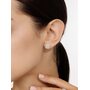 Серьги с бриллиантами из золота 585 пробы арт. 25680-100