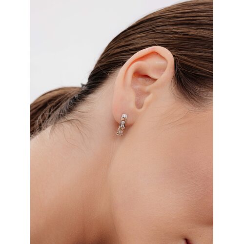 Серьги с бриллиантами из золота 585 пробы