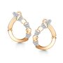 Серьги "Змеи" с бриллиантами из золота 585 пробы арт. 25763-100