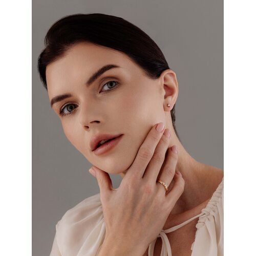 Серьги с бриллиантами из золота 585 пробы