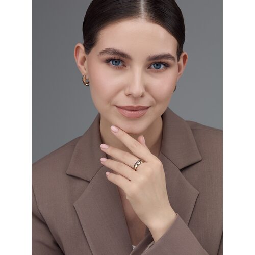 Серьги с бриллиантами из золота 585 пробы