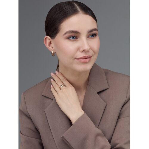 Серьги с бриллиантами из золота 585 пробы