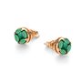 Серьги с изумрудами из золота 585 пробы арт. 26158-101