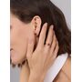 Серьги с рубинами из золота 585 пробы арт. 26158-103