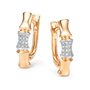 Серьги с бриллиантами из золота 585 пробы арт. 26164-100