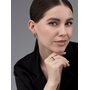 Серьги с сапфирами и бриллиантами из белого золота 585 пробы арт. 26189-202