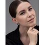Серьги с сапфирами и бриллиантами из белого золота 585 пробы арт. 26189-202