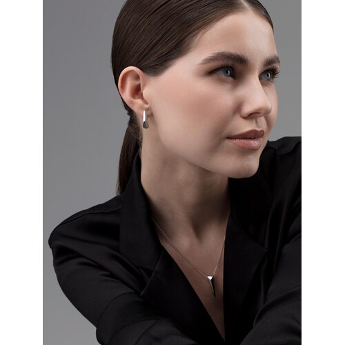 Серьги с бриллиантами из белого золота 585 пробы арт. 26212-213