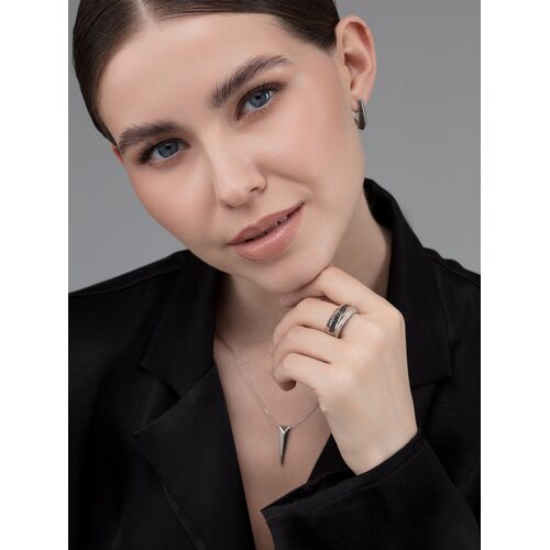 Серьги с бриллиантами из белого золота 585 пробы арт. 26212-213