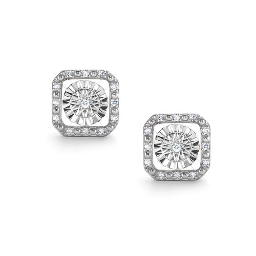 Серьги с бриллиантами из золота 585 пробы