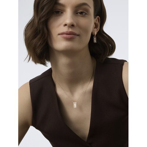 Серьги с бриллиантами из золота 585 пробы