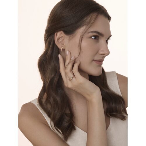 Серьги с рубинами из золота 585 пробы