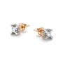 Серьги с бриллиантами из золота 585 пробы арт. 26659-100