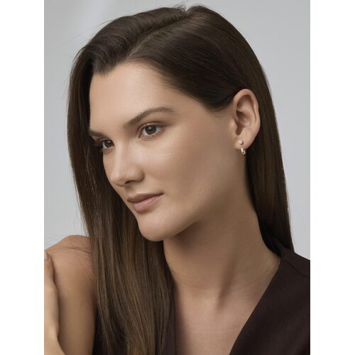 Серьги с бриллиантами из золота 585 пробы