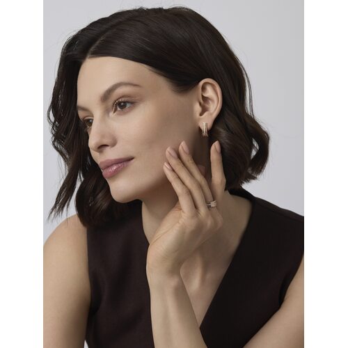 Серьги с бриллиантами из золота 585 пробы