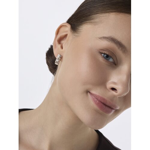 Серьги с бриллиантами из золота 585 пробы