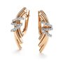 Серьги с бриллиантами из золота 585 пробы арт. 26729-100